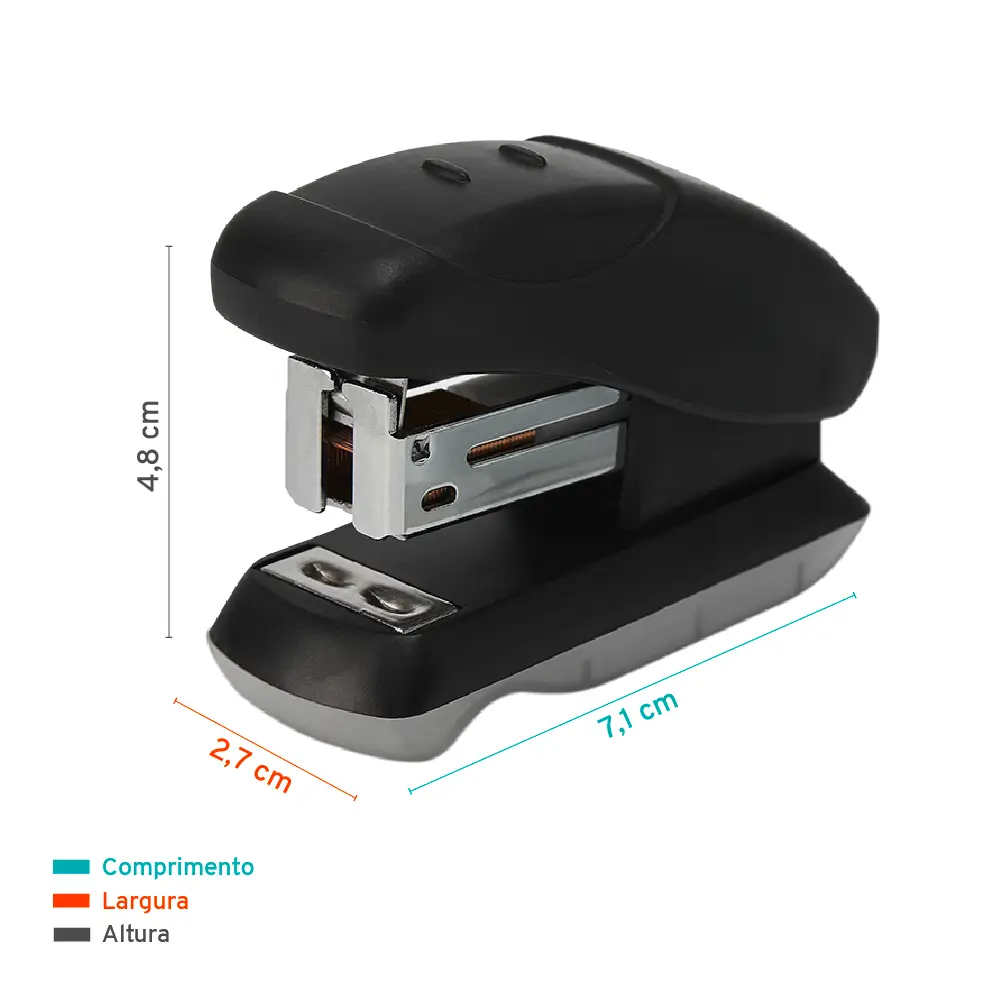Engrampadora Bazze Mini B5101, 18hs. - Imagen 2