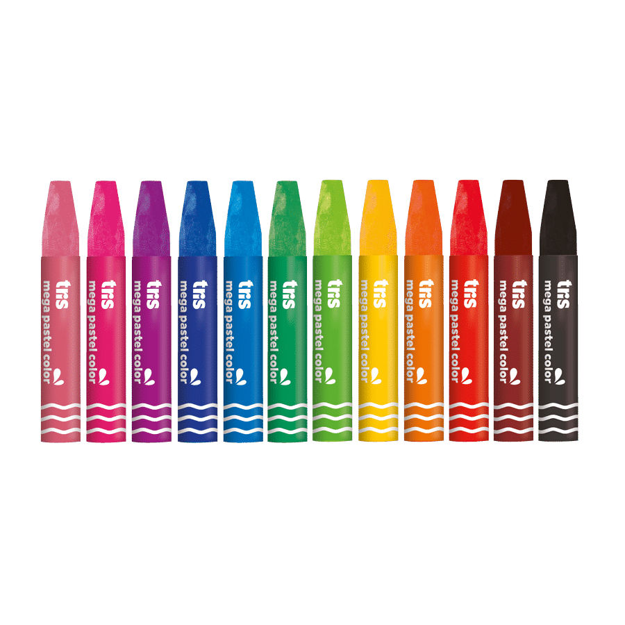 Oleo Pastel Tris Mega 12 Colores - Imagen 2