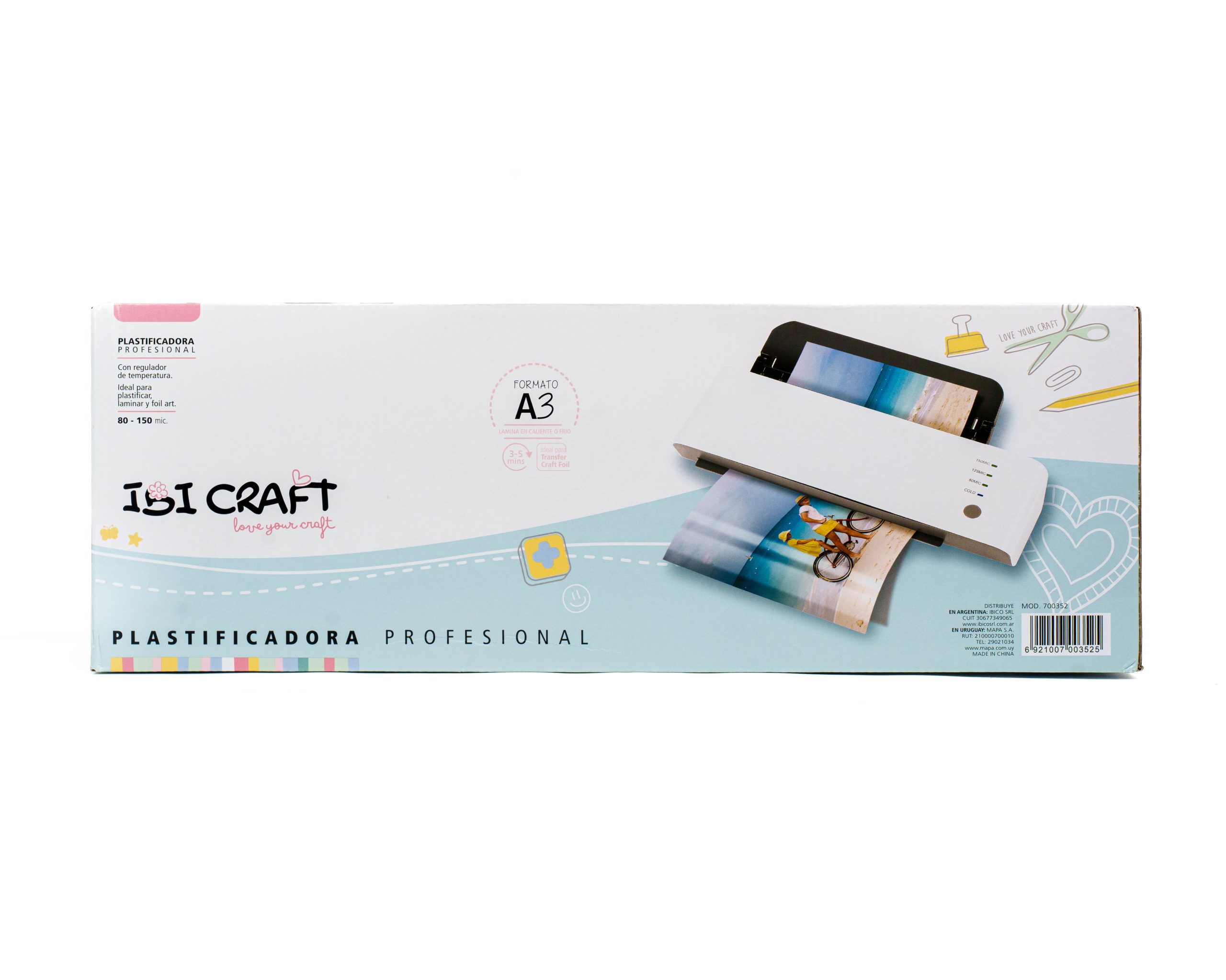 Plastificadora Térmica A3 - Ibi Craft - Imagen 2
