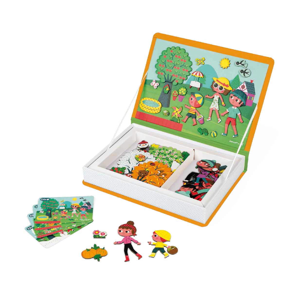 Juego Magneti'Book 4 Estaciones - Janod - Imagen 2