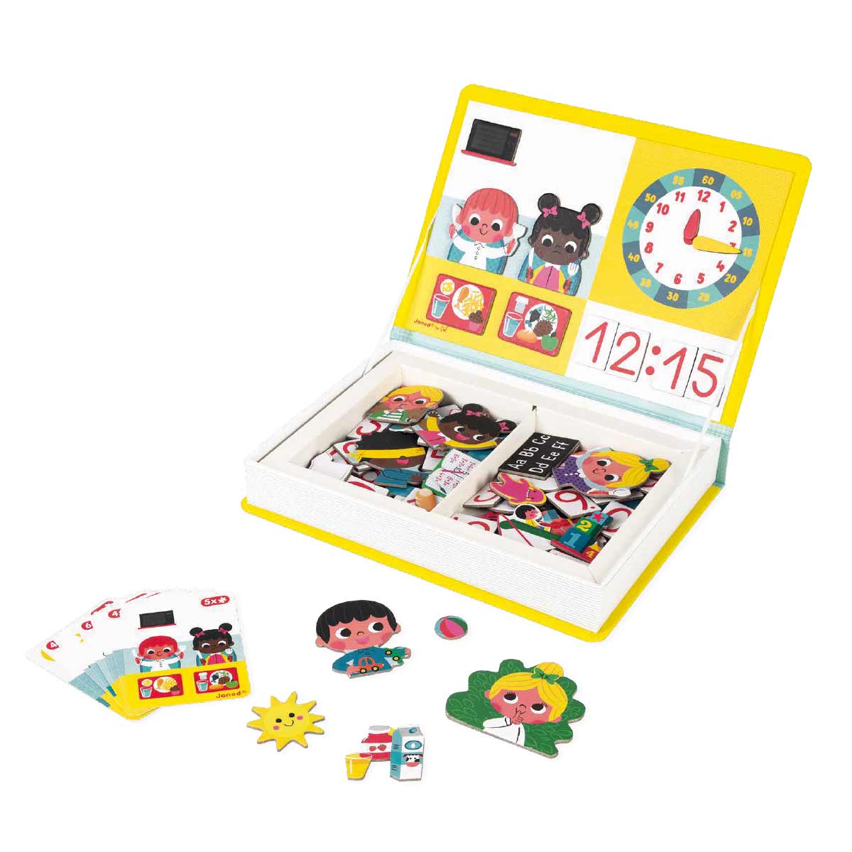 Juego Magneti'Book Aprendo la Hora Janod - Imagen 2