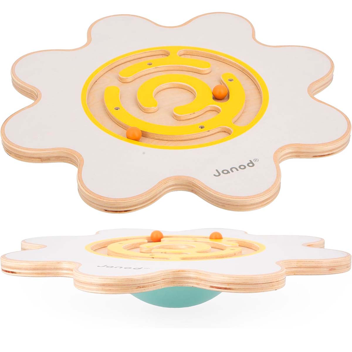 Tabla de Equilibrio Flor Sweet Cocoon - Janod - Imagen 2