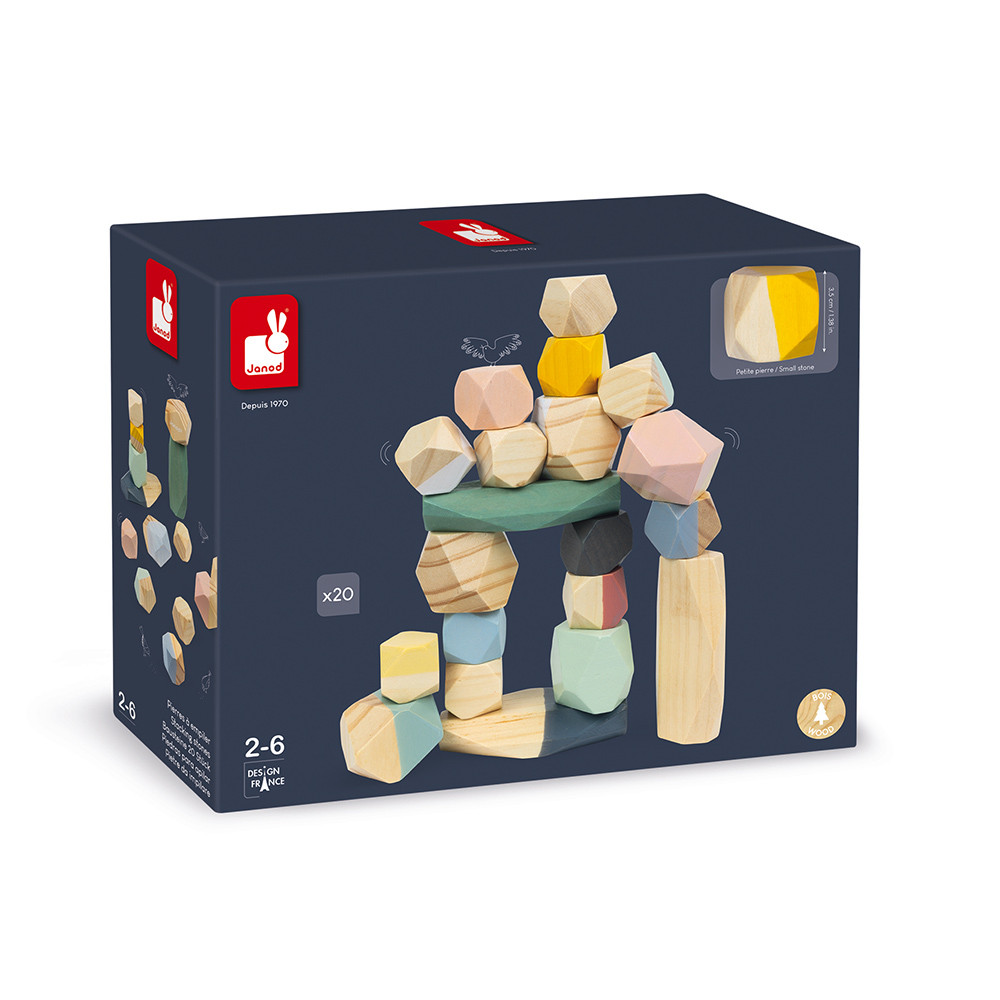 Juego Piedras para Apilar Sweet Cocoon - Janod - Imagen 2