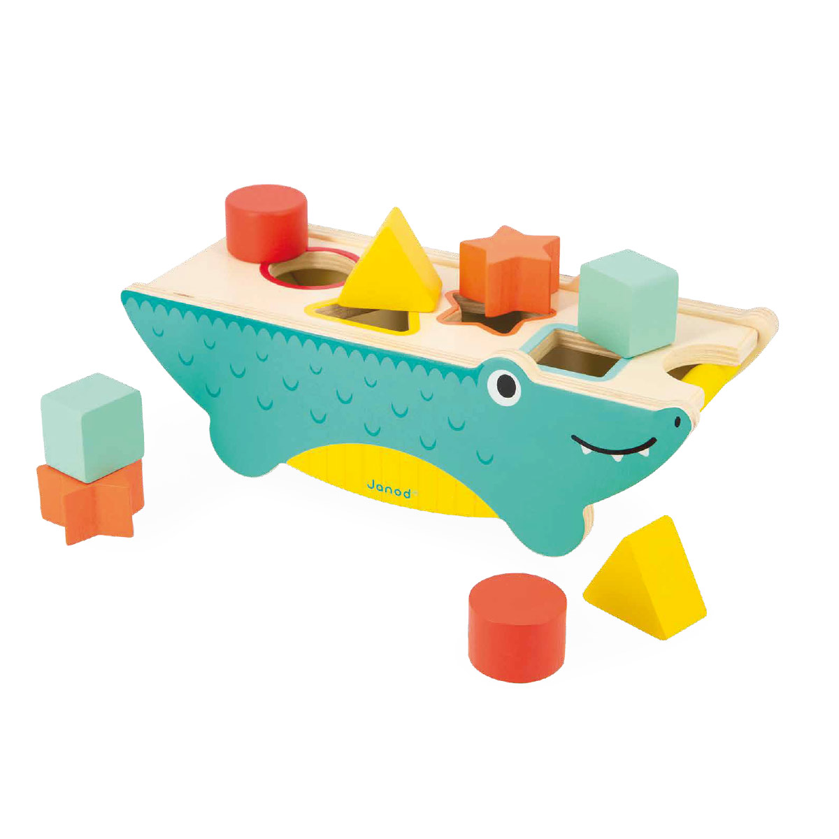 Juego Cocodrilo con Formas - Janod - Imagen 2