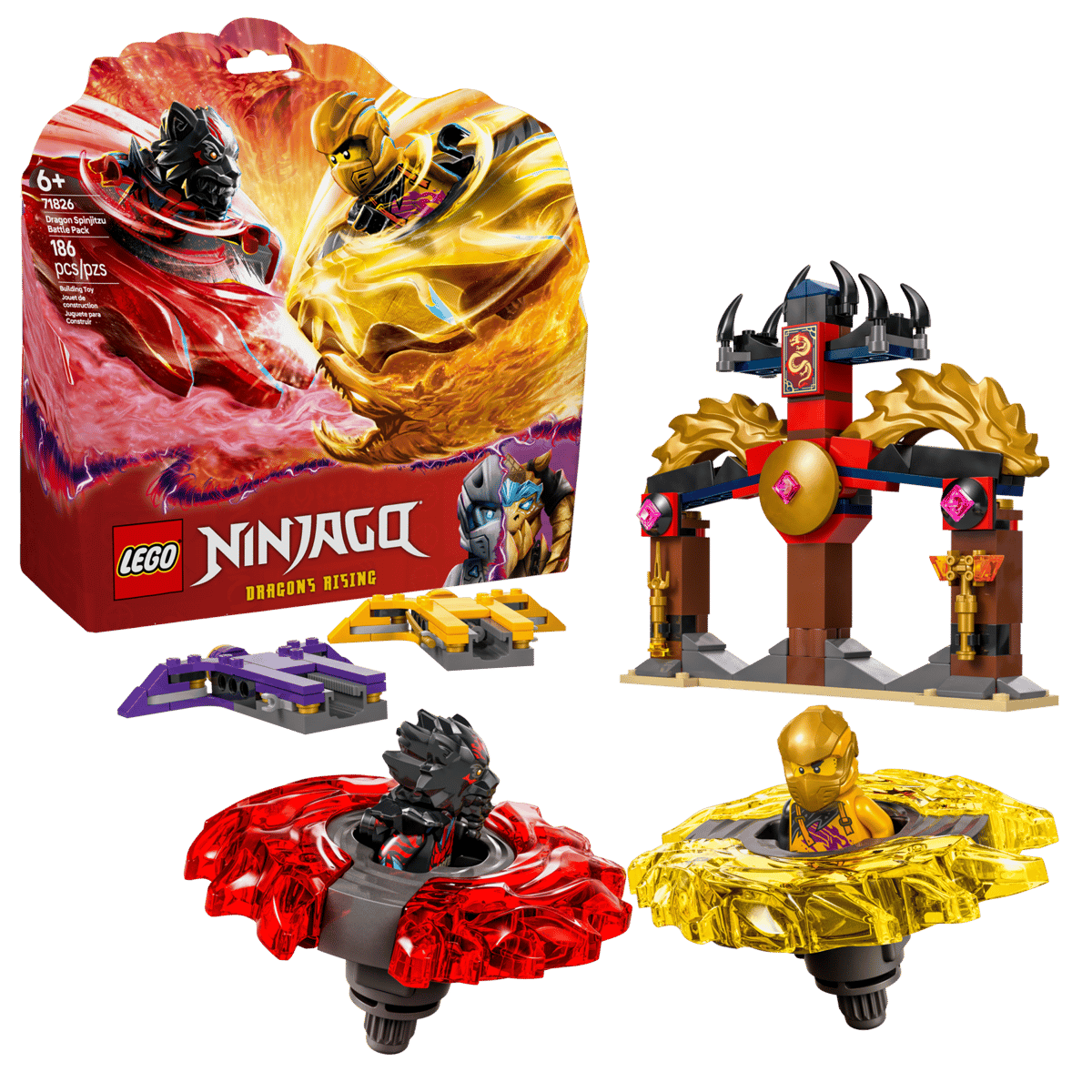 Pack de Combate: Spinjitzu del Dragón - Lego