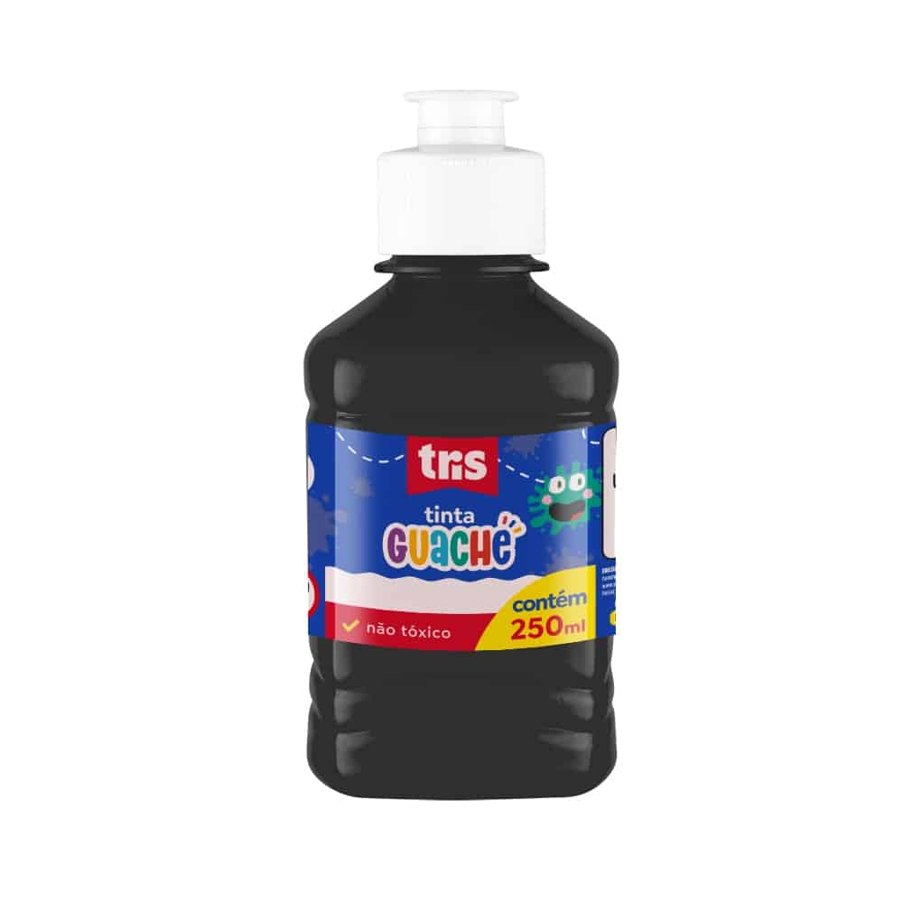 Tempera Gauche 250ml. Negra - Tris