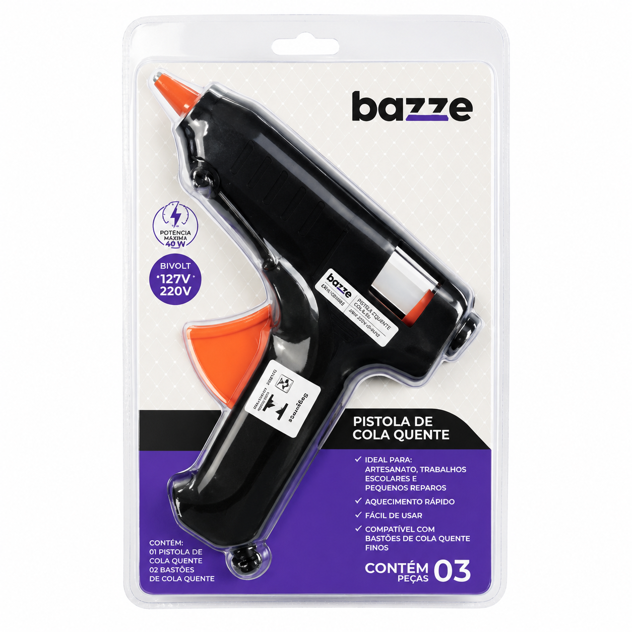 Pistola de Silicona - Bazze