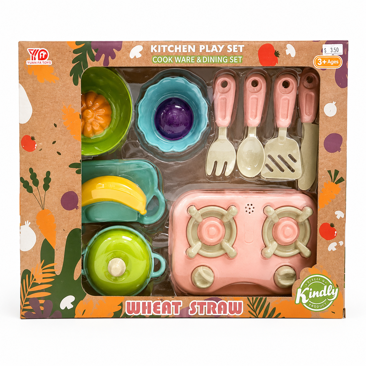 juego Set de Cocina con Frutas