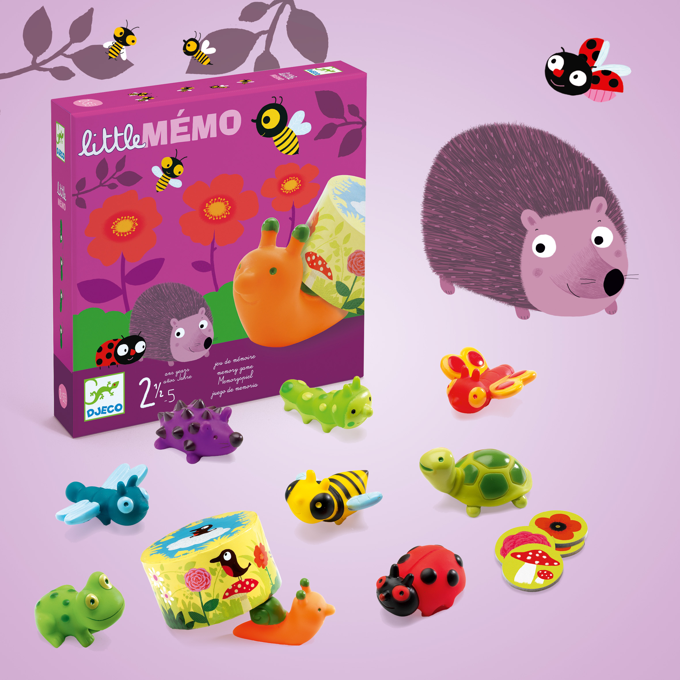 Juego de Memoria Little Memo - Djeco - Imagen 2