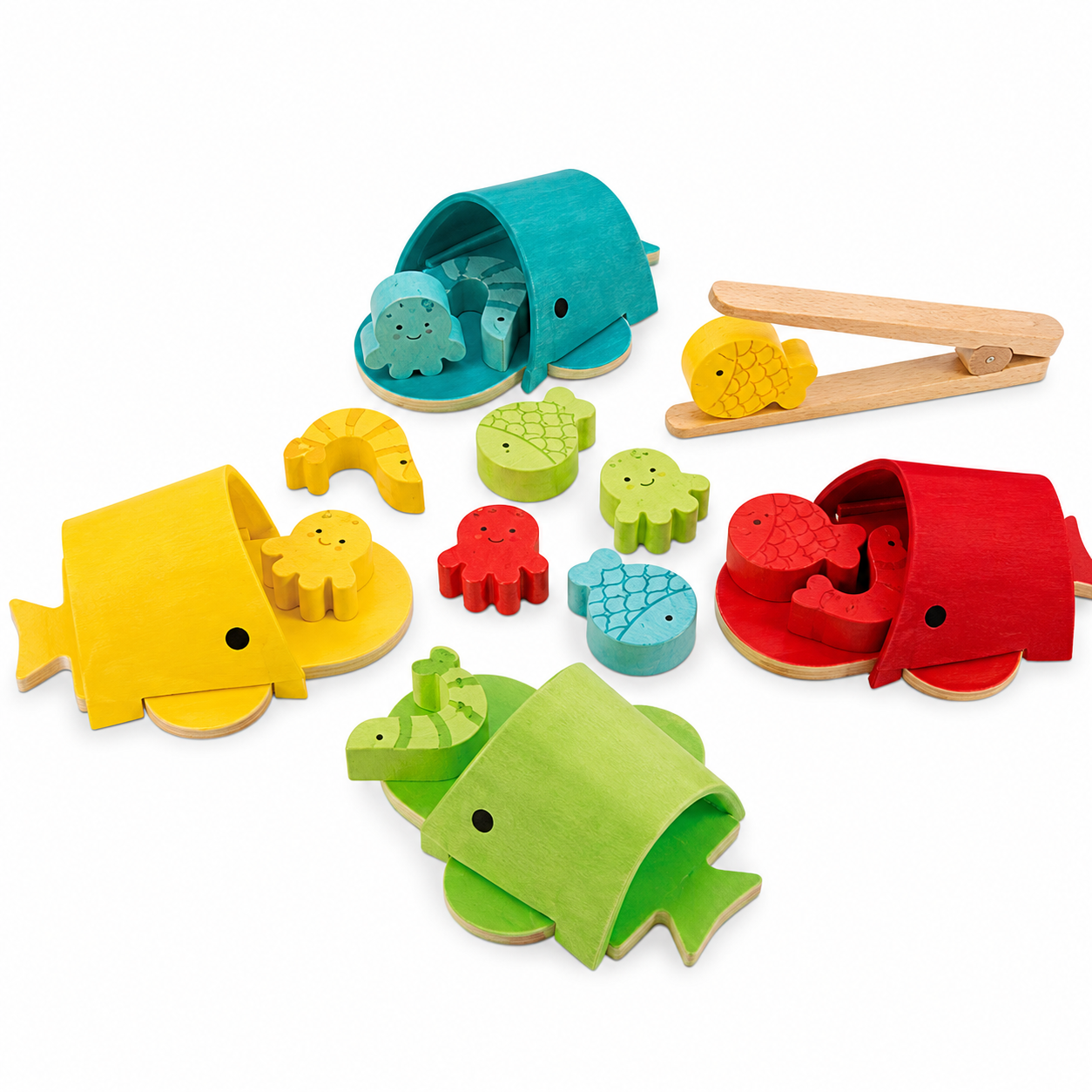 Juego Clasificador de Colores Ballena - Janod - Imagen 2