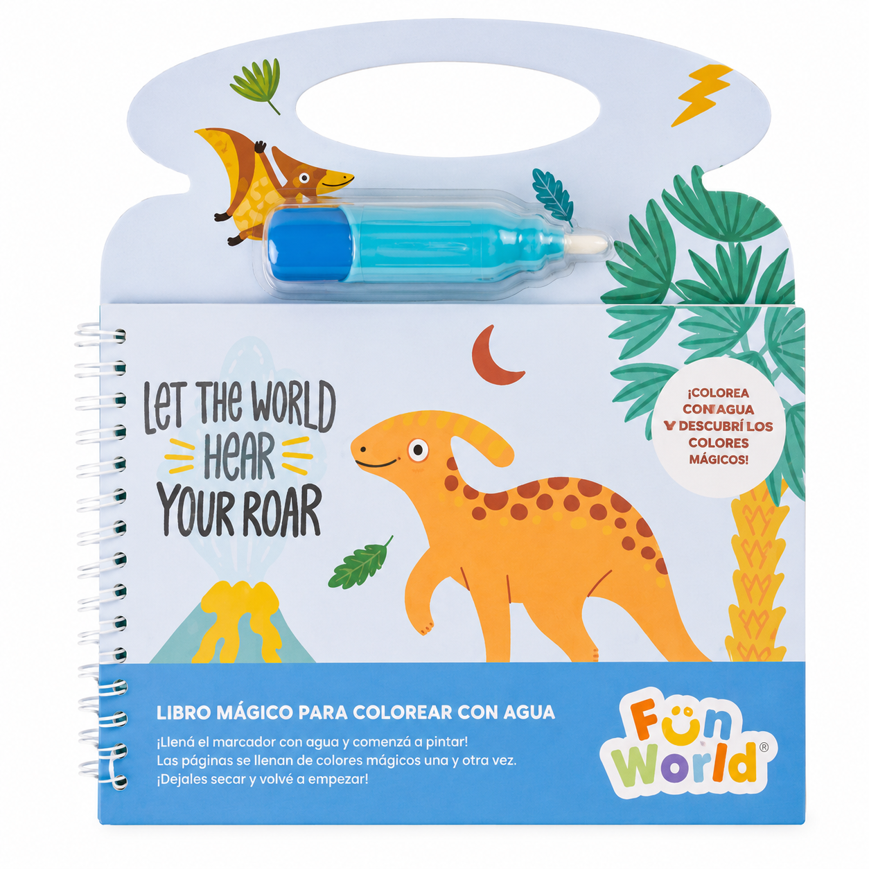 Libro Mágico para Colorear con Agua Roar - Fun World